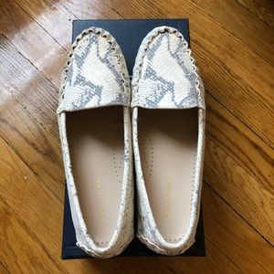Cole Haan Evelyn Driver loafers leather snakeskin